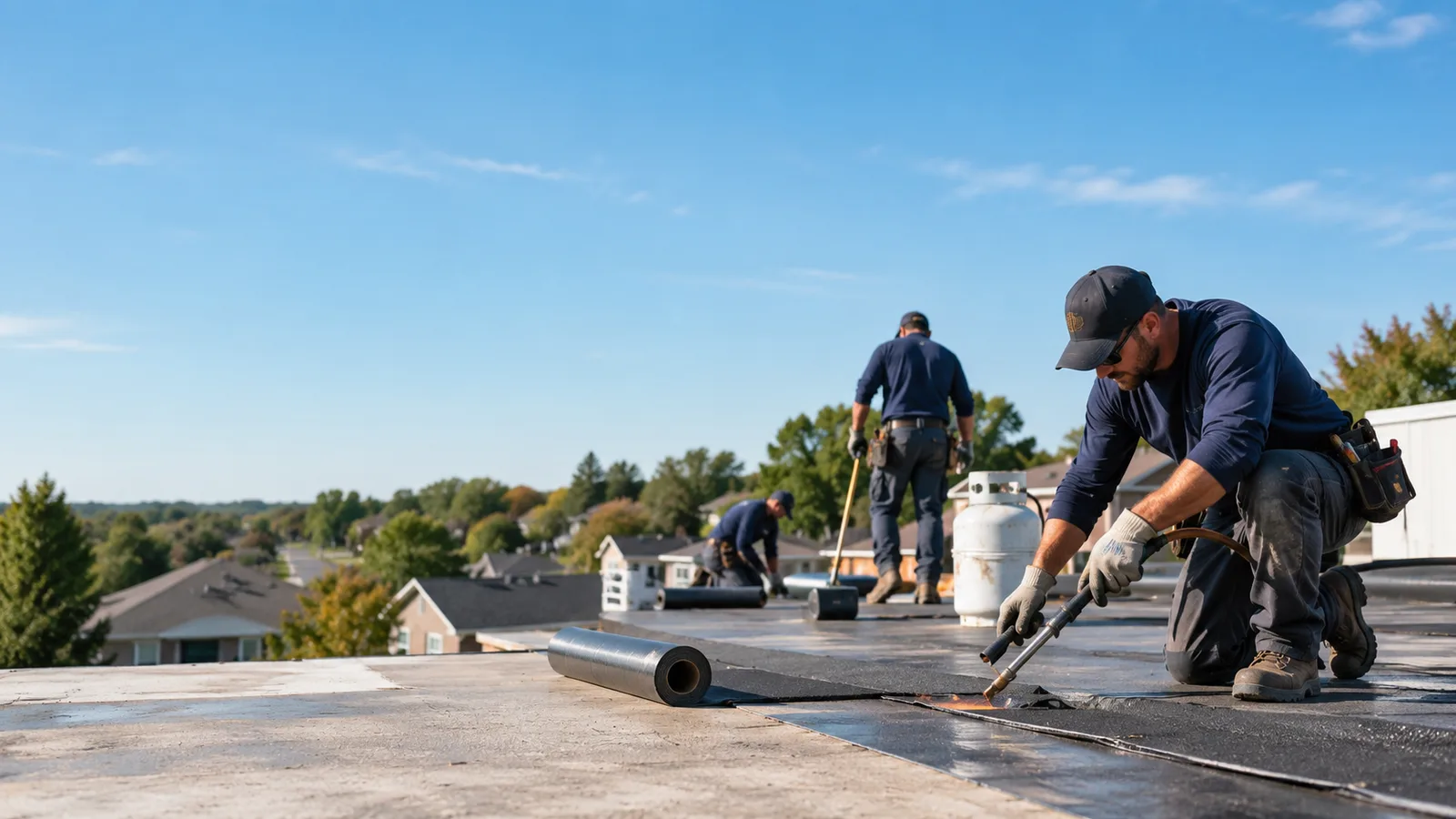 Flat Roof Leak Repair providers in Otisco, IN